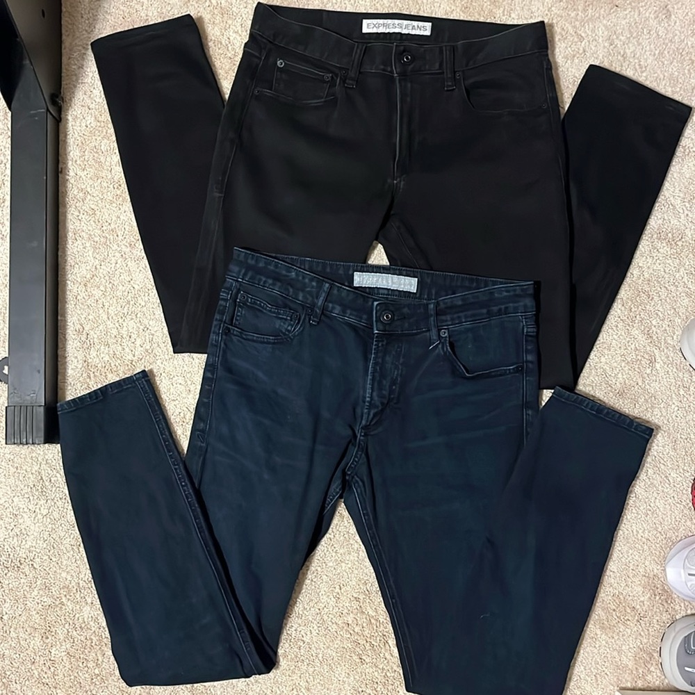 Set of Men’s Express Skinny Jeans